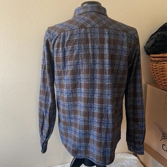 Rvca Flannel Long Sleeve Shirt Size Medium